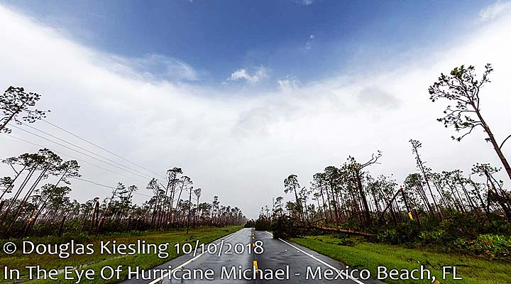 Hurricane Michael eye video: See inside the eyewall near Mexico Beach